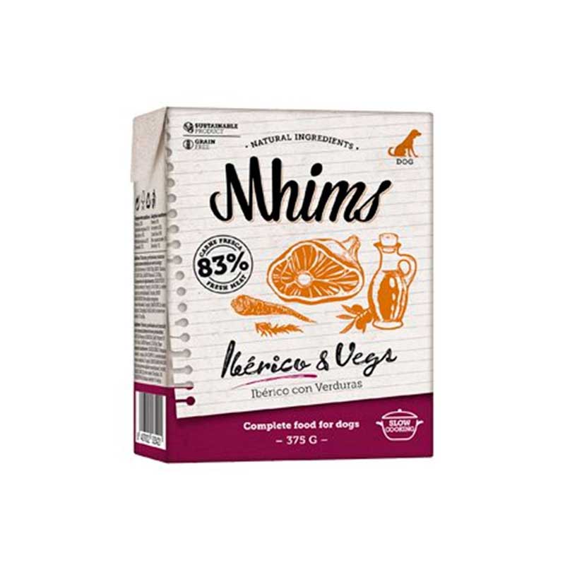 Mhims Ibérico Alimento húmedo natural para perros 375gr