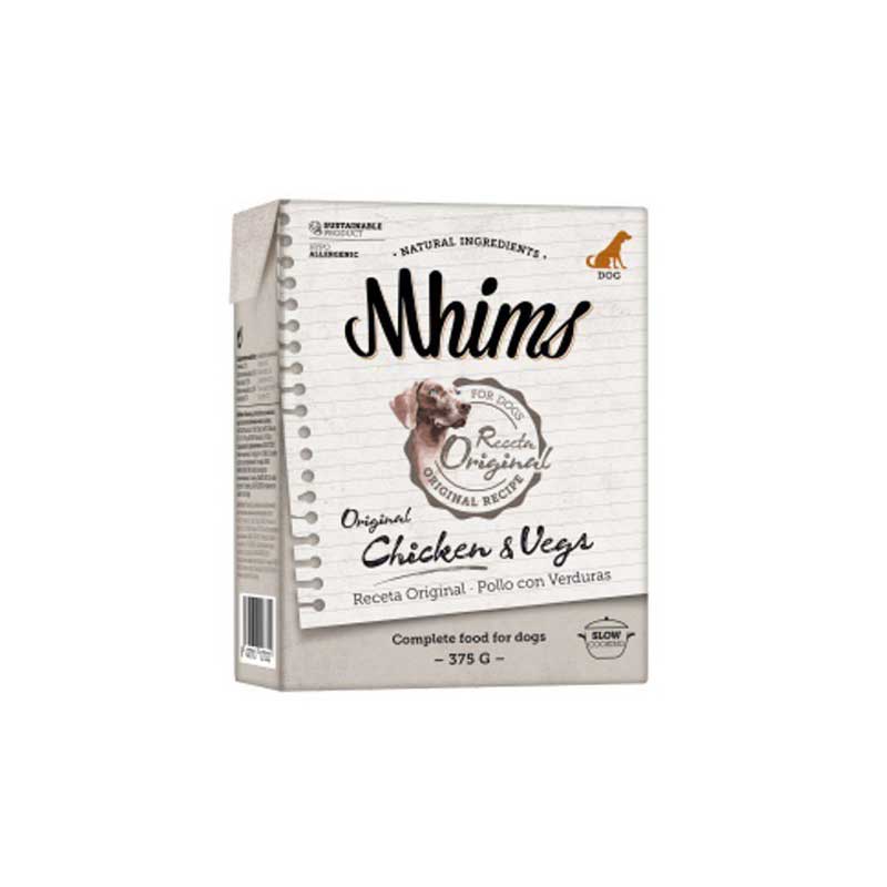 Mhims Pollo Alimento húmedo natural para perros 375gr