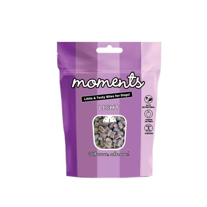 Snacks para perros con tendencia a engordar Moments By Bocados Light 60gr