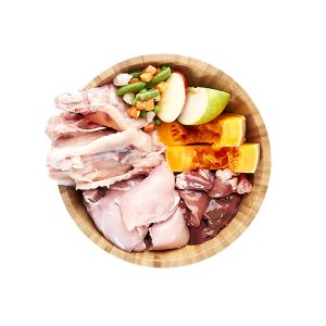 Menu de Pollo y verduras Squeaky para perros