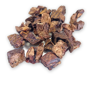 Taquitos de pulmón Nature Label para perros, snack natural y sabroso en trozos.